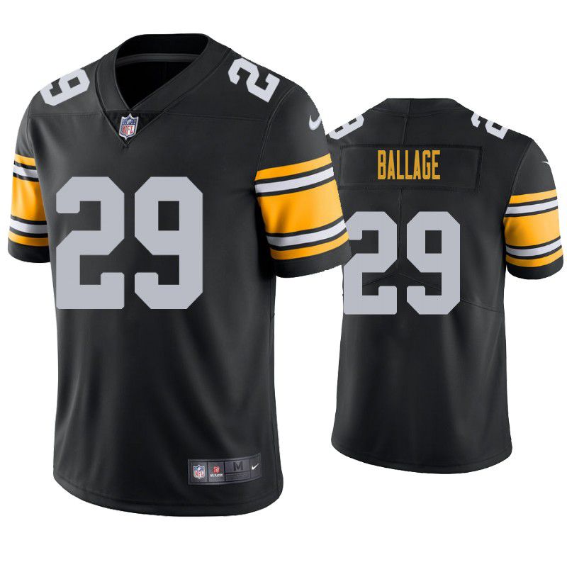 Men Pittsburgh Steelers #29 Kalen Ballage Nike Black Limited NFL Jersey->pittsburgh steelers->NFL Jersey